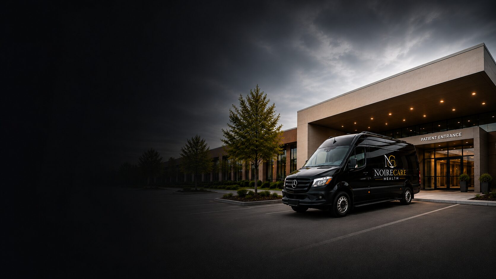 NoireCare Health non-emergency medical transportation vehicle in Houston